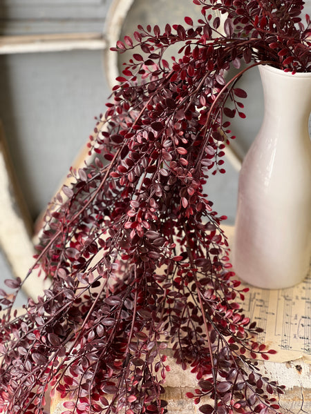 Red Ruta Rue Hanging | 36" | CLEAN UP SPECIAL!  From $4.95 - Last 36pcs!