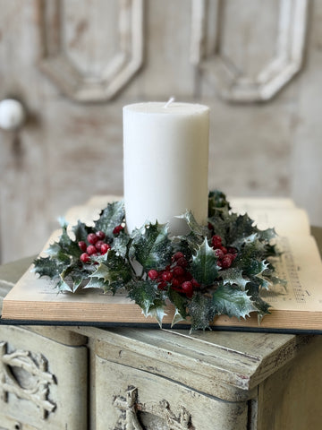 Hollyberry Glen Candle Ring | 9" | NOT CURRENTLY IN STOCK-New For Holiday 2026!