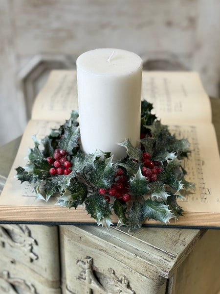 Hollyberry Glen Candle Ring | 9" | NOT CURRENTLY IN STOCK-New For Holiday 2026!