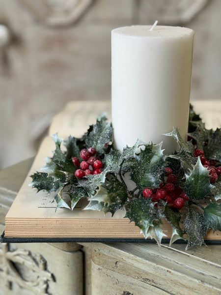 Hollyberry Glen Candle Ring | 9" | NOT CURRENTLY IN STOCK-New For Holiday 2026!