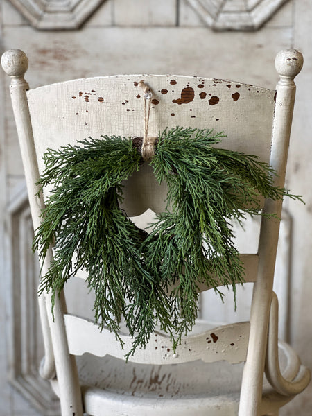 Mini Hanging Wreath | 12" | Fine Cedar | SOLD OUT