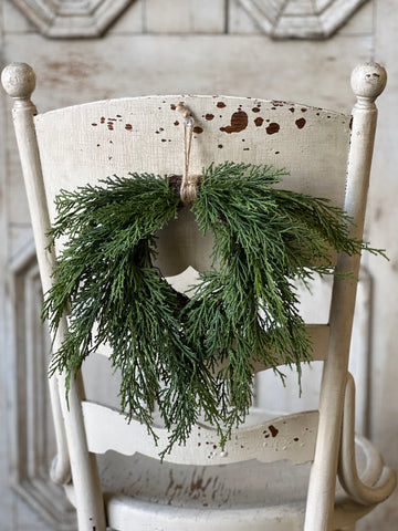 Mini Hanging Wreath | 12" | Fine Cedar | SOLD OUT