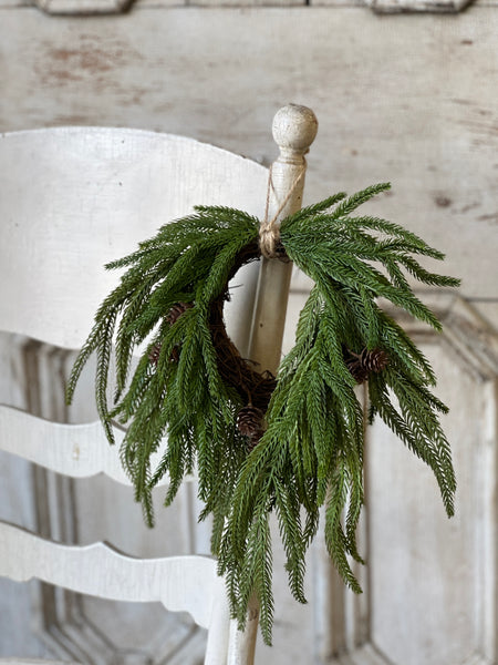 Mini Hanging Wreath | 12" | Long Pine | SOLD OUT