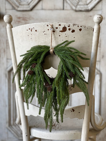 Mini Hanging Wreath | 12" | Long Pine | SOLD OUT