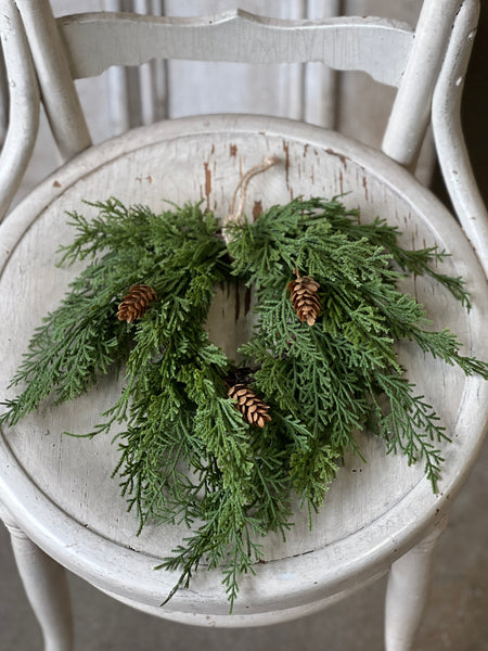 Mini Hanging Wreath | 14" | Cedar | SOLD OUT
