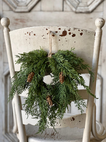Mini Hanging Wreath | 14" | Cedar | SOLD OUT