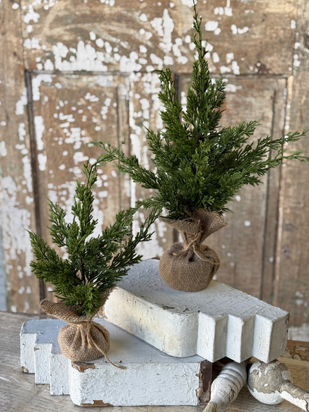 Woodland Cedar Tree | 15" | NOT CURRENTLY IN STOCK-New For Holiday 2026!