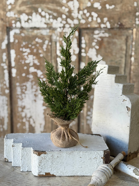 Woodland Cedar Tree | 15" | NOT CURRENTLY IN STOCK-New For Holiday 2026!