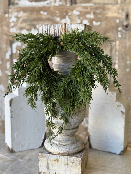 Woodland Cedar Hanging Wreath | 12" | NOT CURRENTLY IN STOCK-New For Holiday 2026!