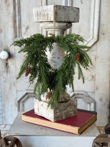 Tarrytown Cedar Hanging Wreath | 12" | NOT CURRENTLY IN STOCK-New For Holiday 2026!