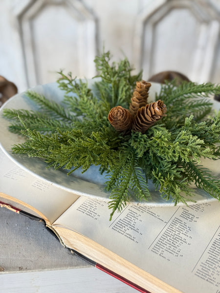 Tarrytown Cedar Minipiece | 12" | NOT CURRENTLY IN STOCK-New For Holiday 2026!