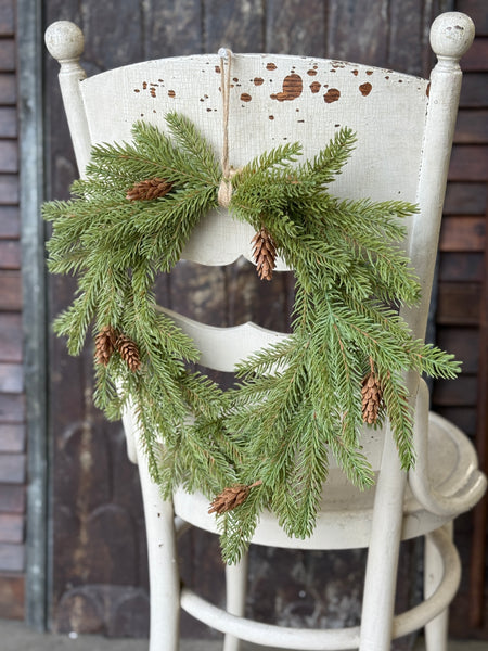 Arden Fir Hanging Wreath | 15" | NOT CURRENTLY IN STOCK-New For Holiday 2026!