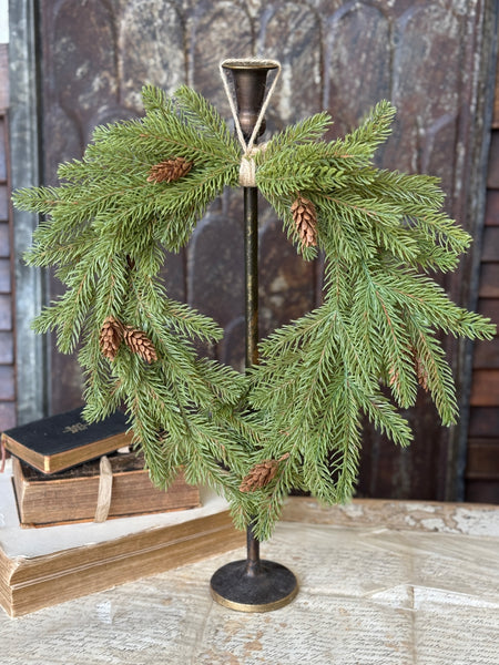 Arden Fir Hanging Wreath | 15" | NOT CURRENTLY IN STOCK-New For Holiday 2026!