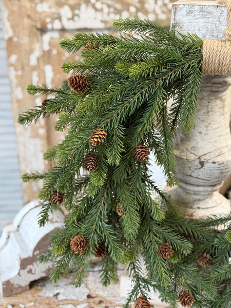 Angel Pine Hanging Wreath | 23" | NOT CURRENTLY IN STOCK-New For Holiday 2026!