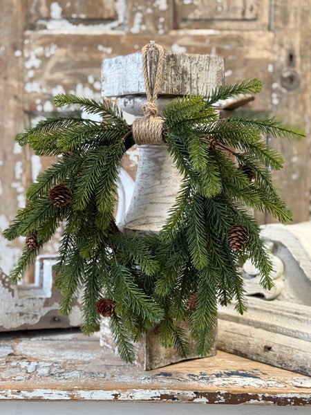 Angel Pine Hanging Wreath | 16" | NOT CURRENTLY IN STOCK-New For Holiday 2026!