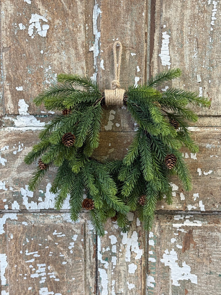 Angel Pine Hanging Wreath | 16" | NOT CURRENTLY IN STOCK-New For Holiday 2026!