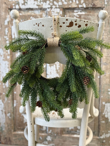 Angel Pine Hanging Wreath | 16" | NOT CURRENTLY IN STOCK-New For Holiday 2026!
