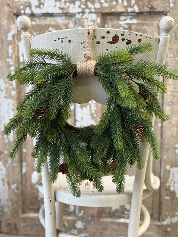 Angel Pine Hanging Wreath | 16" | NOT CURRENTLY IN STOCK-New For Holiday 2026!