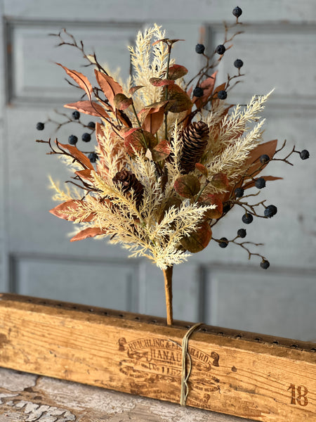 Autumn Inkberry & Sprig Bouquet | 19" | SOLD OUT