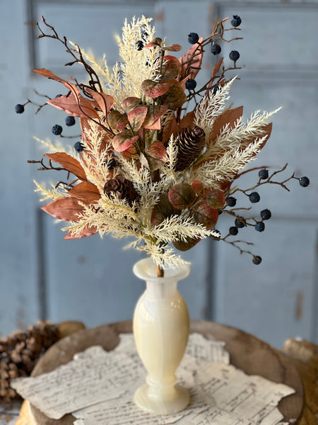 Autumn Inkberry & Sprig Bouquet | 19" | SOLD OUT