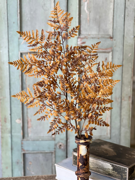 Autumnal Fern Spray | 36" | Cinnamon | SOLD OUT