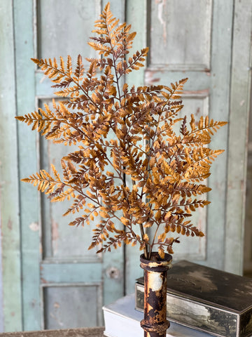 Autumnal Fern Spray | 36" | Cinnamon | SOLD OUT