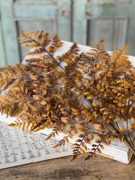 Autumnal Fern Spray | 36" | Cinnamon | SOLD OUT