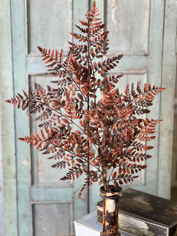 Autumnal Fern Spray | 36" | Russet | SOLD OUT