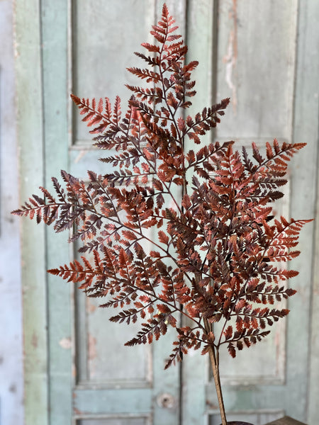 Autumnal Fern Spray | 36" | Russet | SOLD OUT