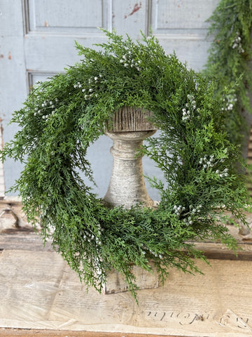 Mystic City Cedar Wreath | 22" | NOT CURRENTLY IN STOCK-New For Holiday 2026!
