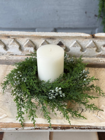 Mystic City Cedar Candle Ring | 14" | NOT CURRENTLY IN STOCK-New For Holiday 2026!