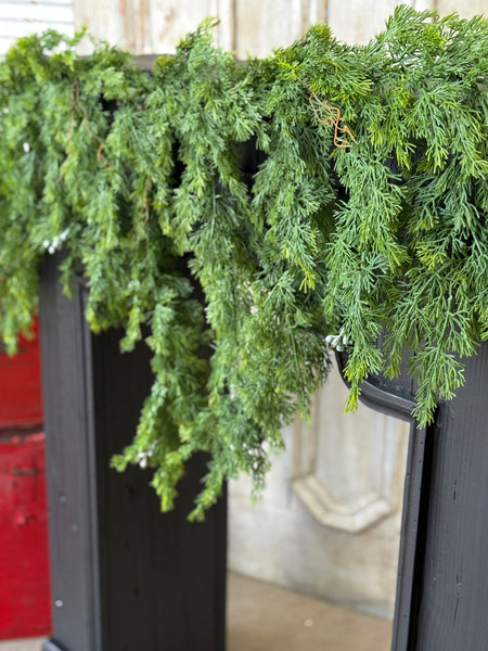 Dripping Cedar Weeping Garland | 6' | NOT CURRENTLY IN STOCK-New For Holiday 2026!