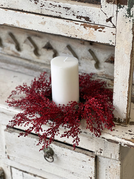 Frivolity Berry Candle Ring | 14" | SOLD OUT