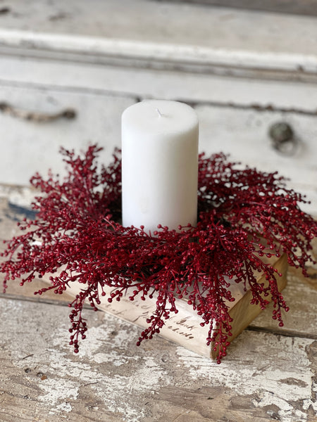 Frivolity Berry Candle Ring | 14" | SOLD OUT