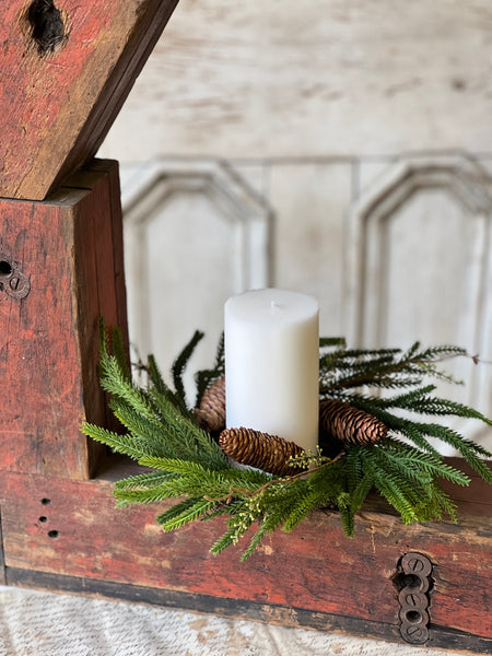 Pencil Pine Candle Ring | 13" | SOLD OUT