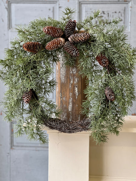 Shining Spindle Pine Wreath | 24" | SOLD OUT