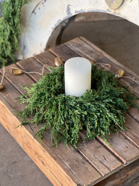 Emerald Falls Candle Ring | 14" | SOLD OUT