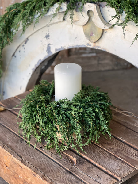 Emerald Falls Candle Ring | 14" | SOLD OUT