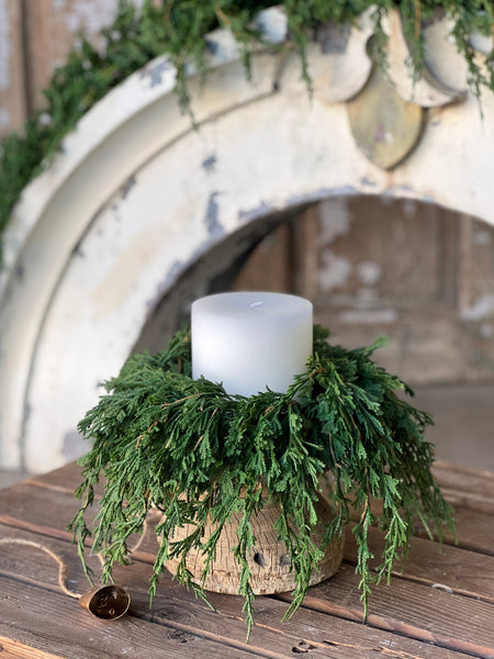 Emerald Falls Candle Ring | 12" | SOLD OUT
