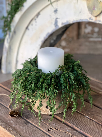 Emerald Falls Candle Ring | 12" | SOLD OUT