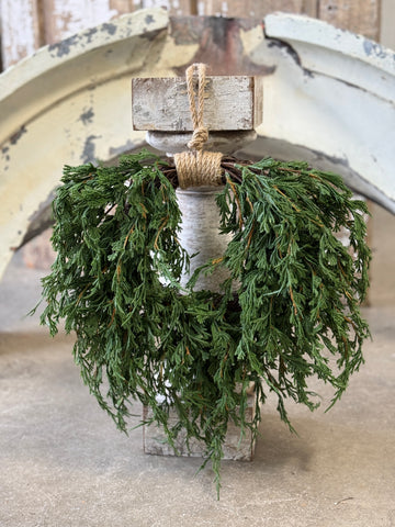 Emerald Falls Hanging Wreath | 16" | NOT CURRENTLY IN STOCK-New For Holiday 2026!