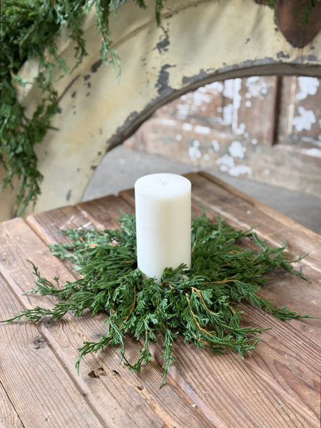 Emerald Falls Candle Ring | 14” | NOT CURRENTLY IN STOCK-New For Holiday 2026!