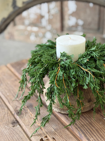 Emerald Falls Candle Ring | 14” | NOT CURRENTLY IN STOCK-New For Holiday 2026!