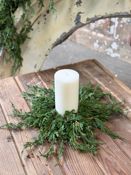 Emerald Falls Candle Ring | 14” | NOT CURRENTLY IN STOCK-New For Holiday 2026!