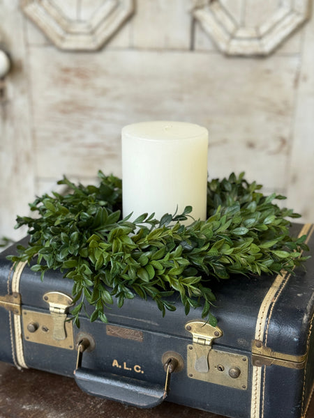 Nottswood Leaves Candle Ring | 12” | NOT CURRENTLY IN STOCK-New For Holiday 2026!