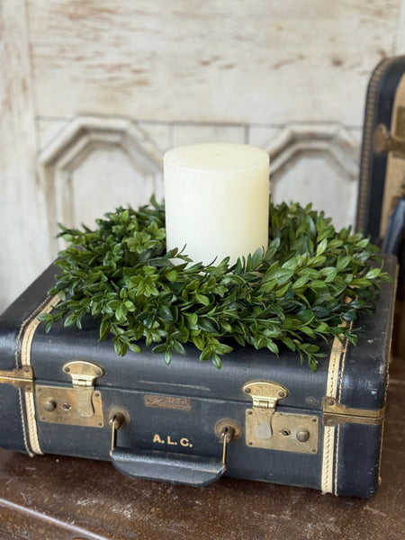 Nottswood Leaves Candle Ring | 12” | NOT CURRENTLY IN STOCK-New For Holiday 2026!