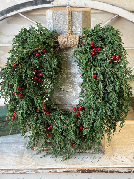Emerald Celebration Hanging Wreath | 24" | NOT CURRENTLY IN STOCK-New For Holiday 2026!