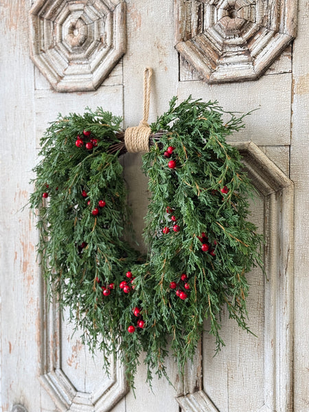 Emerald Celebration Hanging Wreath | 20" | NOT CURRENTLY IN STOCK-New For Holiday 2026!
