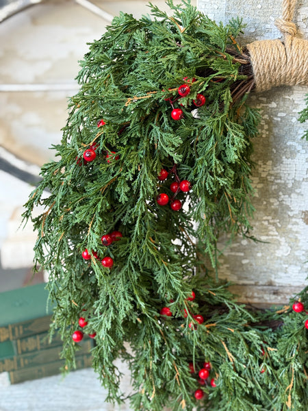 Emerald Celebration Hanging Wreath | 20" | NOT CURRENTLY IN STOCK-New For Holiday 2026!