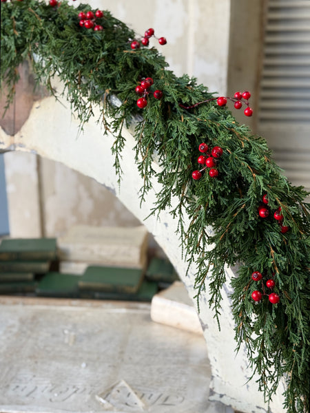 Emerald Celebration Garland | 6' | NOT CURRENTLY IN STOCK-New For Holiday 2026!